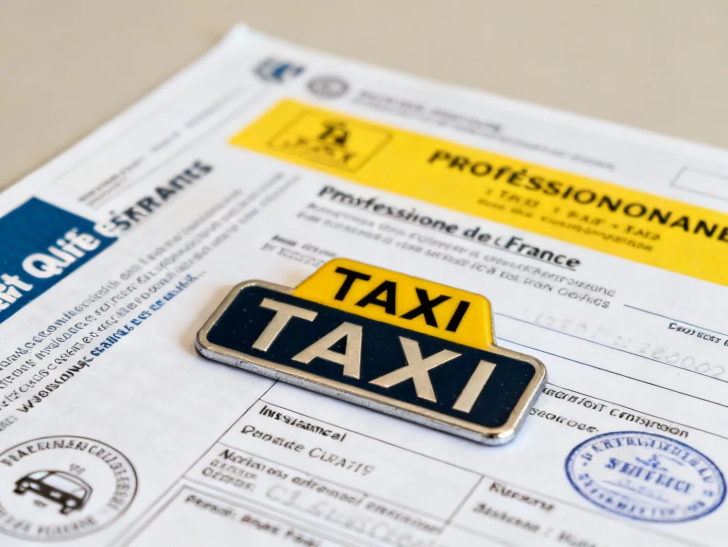 Certifications et agréments professionnels taxi Sisteron