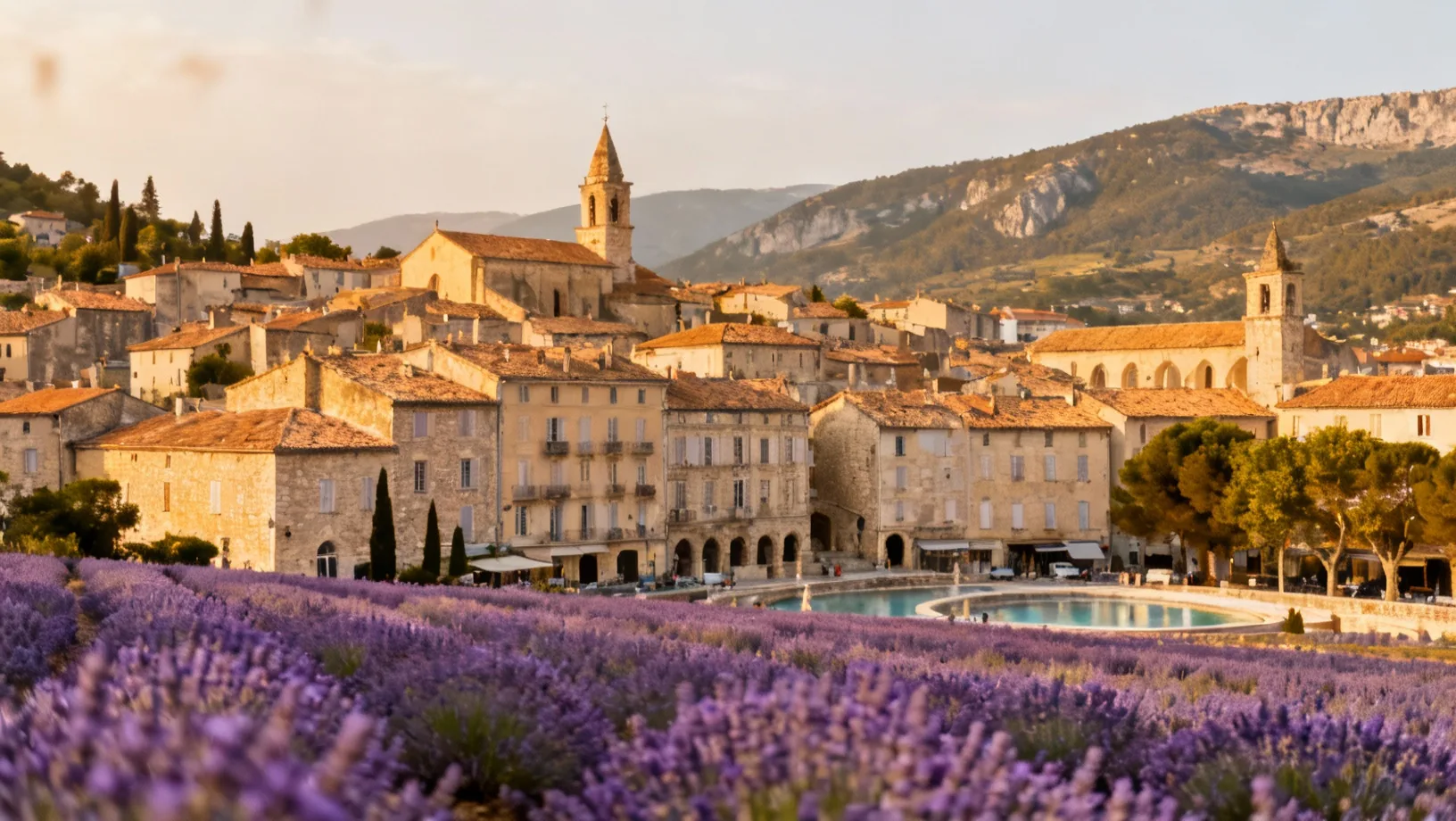 Vue de Digne-les-Bains - Service de taxi disponible